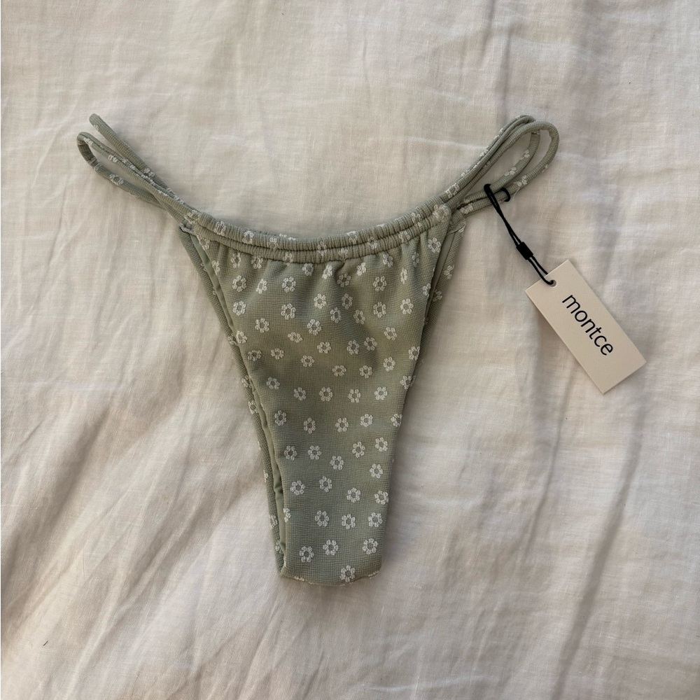 Montce Floral Brasil Bikini Bottom sz M NWT
